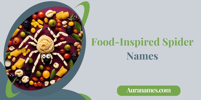 Food-Inspired Spider Names