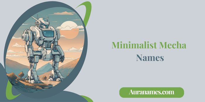 Minimalist Mecha Names