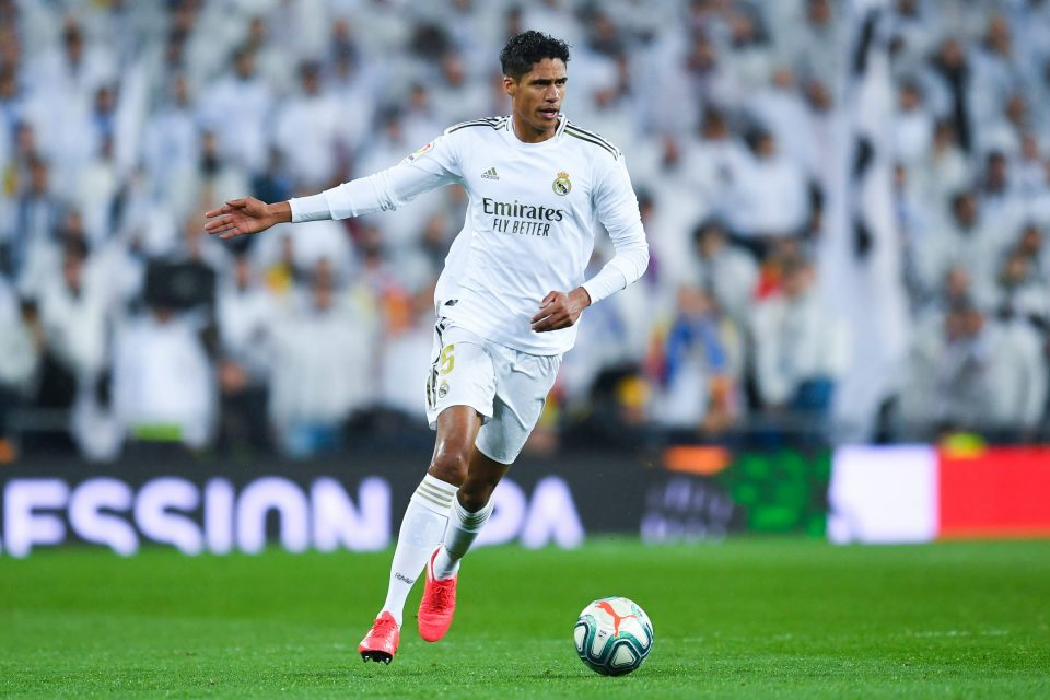 Raphael Varane wearing the number 5 jersey during his tenure at Real Madrid