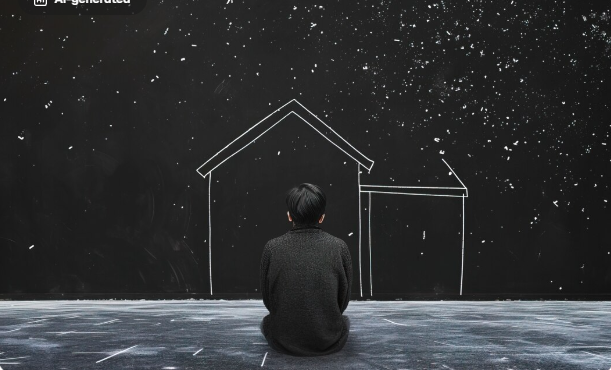 Behind a House That Just Feels Right