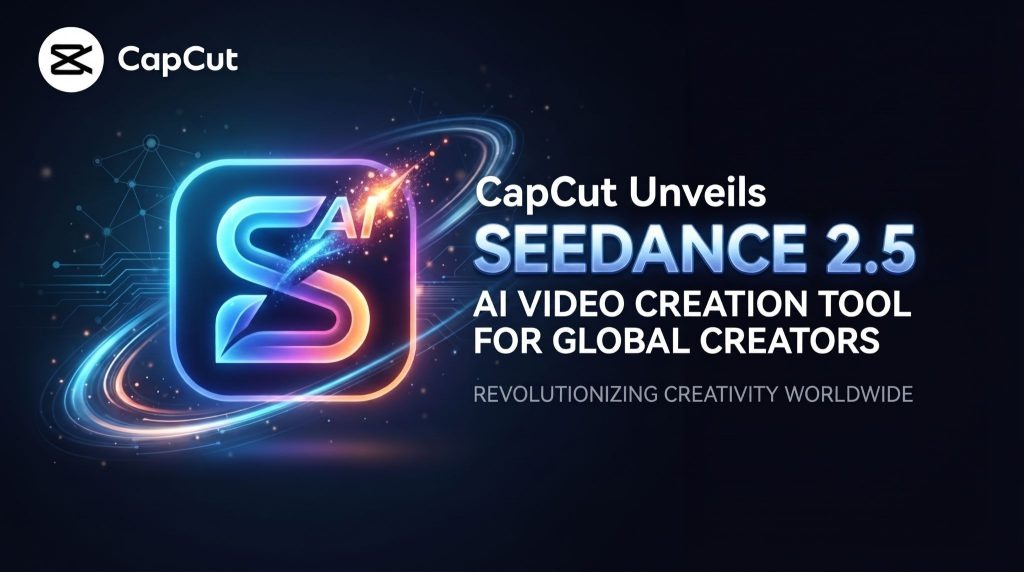 CapCut Unveils Seedance 2.5 AI Video Creation Tool for Global Creators